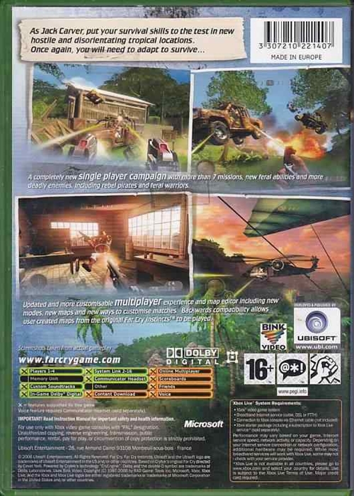 Far Cry Instincts Evolution - XBOX (B Grade) (Genbrug)